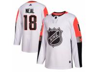 Youth Adidas Vegas Golden Knights #18 James Neal Authentic White 2018 All-Star Pacific Division NHL Jersey