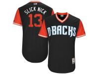 Youth Arizona Diamondbacks Nick Ahmed Slick Nick Majestic Black 2017 Players Weekend Jersey
