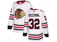 Youth Chicago Blackhawks #32 Michal Rozsival adidas White Authentic Jersey