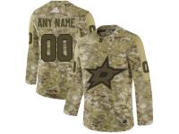 Youth Dallas Stars Adidas Customized Limited 2019 Camo Salute to Service Jersey