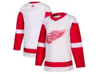 Youth Detroit Red Wings adidas White Away Authentic Blank Jersey