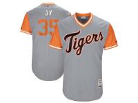 Youth Detroit Tigers Justin Verlander J V Majestic Gray 2017 Players Weekend Jersey