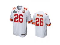 Youth Kansas City Chiefs Damien Williams White Super Bowl LIV Game Jersey