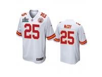 Youth Kansas City Chiefs LeSean McCoy White Super Bowl LIV Game Jersey