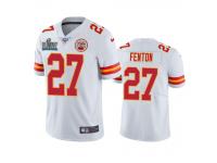 Youth Kansas City Chiefs Rashad Fenton White Super Bowl LIV Vapor Limited Jersey 100th
