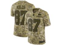 Youth Kansas City Chiefs Travis Kelce Nike Camo Salute To Service Jersey