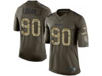 Youth Limited Bennie Logan #90 Nike Green Jersey - NFL Kansas City Chiefs Salute to Service