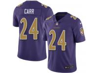 Youth Limited Brandon Carr #24 Nike Purple Jersey - NFL Baltimore Ravens Rush
