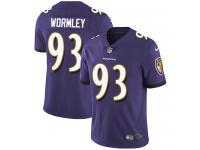 Youth Limited Chris Wormley #93 Nike Purple Home Jersey - NFL Baltimore Ravens Vapor Untouchable