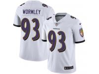 Youth Limited Chris Wormley #93 Nike White Road Jersey - NFL Baltimore Ravens Vapor Untouchable