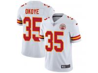 Youth Limited Christian Okoye #35 Nike White Road Jersey - NFL Kansas City Chiefs Vapor Untouchable