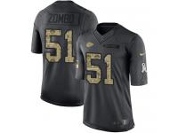 Youth Limited Frank Zombo #51 Nike Black Jersey - NFL Kansas City Chiefs 2016 Salute to Service