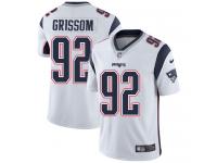 Youth Limited Geneo Grissom #92 Nike White Road Jersey - NFL New England Patriots Vapor Untouchable