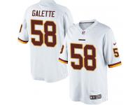 Youth Limited Junior Galette White Jersey Road #58 NFL Washington Redskins Nike