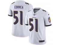 Youth Limited Kamalei Correa #51 Nike White Road Jersey - NFL Baltimore Ravens Vapor Untouchable