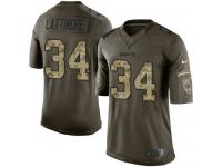 Youth Limited Marshon Lattimore #34 Nike Green Jersey - NFL New Orleans Saints Salute to Service