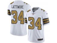 Youth Limited Marshon Lattimore #34 Nike White Jersey - NFL New Orleans Saints Rush