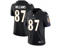 Youth Limited Maxx Williams #87 Nike Black Alternate Jersey - NFL Baltimore Ravens Vapor Untouchable