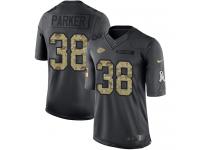 Youth Limited Ron Parker #38 Nike Black Jersey - NFL Kansas City Chiefs 2016 Salute to Service