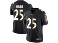 Youth Limited Tavon Young #25 Nike Black Alternate Jersey - NFL Baltimore Ravens Vapor Untouchable