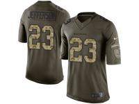 Youth Limited Tony Jefferson #23 Nike Green Jersey - NFL Baltimore Ravens Salute to Service