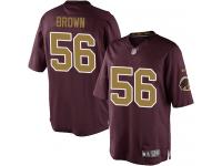 Youth Limited Zach Brown #56 Nike Burgundy Red Alternate Jersey - NFL Washington Redskins 80th Anniversary