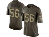 Youth Limited Zach Brown #56 Nike Green Jersey - NFL Washington Redskins Salute to Service
