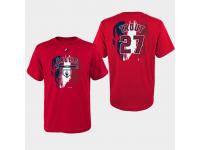 Youth Los Angeles Angels 2019 Spring Training #27 Red Mike Trout Majestic T-Shirt