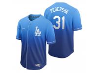 Youth Los Angeles Dodgers Joc Pederson Royal Fade Nike Jersey