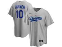 Youth Los Angeles Dodgers Justin Turner Nike Gray Alternate 2020 Player Jersey
