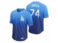 Youth Los Angeles Dodgers Kenley Jansen Royal Fade Nike Jersey