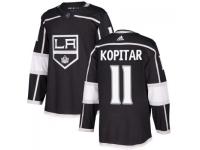 Youth Los Angeles Kings #11 Anze Kopitar adidas Black Authentic Jersey