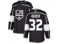 Youth Los Angeles Kings #32 Jonathan Quick adidas Black Authentic Jersey