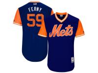Youth New York Mets Fernando Salas Ferny Majestic Royal 2017 Players Weekend Jersey