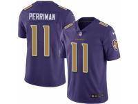 Youth Nike Baltimore Ravens #11 Breshad Perriman Limited Purple Rush Vapor Untouchable NFL Jersey