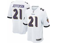 Youth Nike Baltimore Ravens #21 Tony Jefferson Game White NFL Jersey