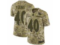 Youth Nike Baltimore Ravens #40 Kenny Young Limited Camo 2018 Salute to Service NFL Jersey