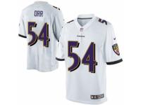 Youth Nike Baltimore Ravens #54 Zach Orr Limited White NFL Jersey