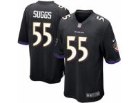 Youth Nike Baltimore Ravens #55 Terrell Suggs Game Black Alternate NFL Jersey