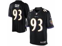 Youth Nike Baltimore Ravens #93 Lawrence Guy Limited Black Alternate NFL Jersey