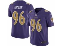 Youth Nike Baltimore Ravens #96 Brent Urban Limited Purple Rush NFL Jersey