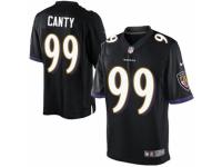 Youth Nike Baltimore Ravens #99 Chris Canty Limited Black Alternate NFL Jersey