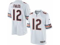Youth Nike Chicago Bears #12 David Fales Limited White NFL Jersey