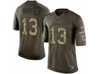Youth Nike Chicago Bears #13 Kevin White Limited Green Salute to Service NFL Jersey