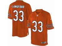 Youth Nike Chicago Bears #33 Jeremy Langford Limited Orange Alternate NFL Jersey
