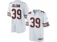 Youth Nike Chicago Bears #39 Jacoby Glenn Limited White NFL Jersey
