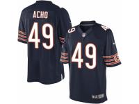 Youth Nike Chicago Bears #49 Sam Acho Limited Navy Blue Team Color NFL Jersey