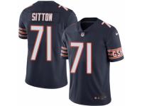 Youth Nike Chicago Bears #71 Josh Sitton Limited Navy Blue Rush NFL Jersey