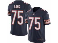Youth Nike Chicago Bears #75 Kyle Long Limited Navy Blue Rush NFL Jersey