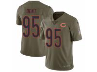 Youth Nike Chicago Bears #95 Richard Dent Limited Olive 2017 Salute to Service NFL Jersey